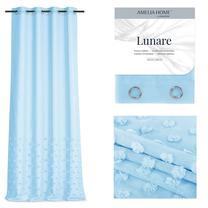 Дневной занавес AmeliaHome Lunare, синий цв., 140 см x 250 см