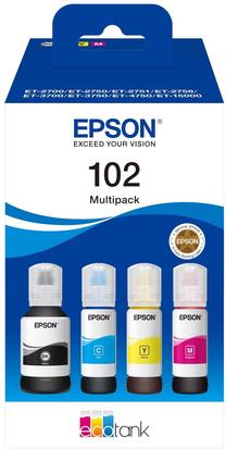 Rašalas Epson C13T03R640, geltona sp./juoda sp./purpurinė (magenta) sp., 70 ml