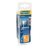 Kniedes ar urbi Rapid 5000386, 4 mm x 18 mm, 50 gab.