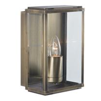 Sieninis lauko šviestuvas Searchlight 8204AB, 60W, E27, IP44, žalvario sp., 16 cm x 25 cm
