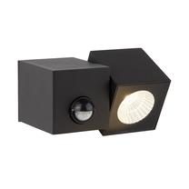 Sieninis lauko šviestuvas Searchlight Dallas 1421-1BK, 6W, LED, IP44, juoda sp.