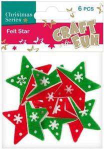 Kalėdinė dekoracija Craft With Fun, raudona sp./žalia sp.