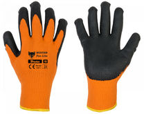 Darba cimdi pret sagriešanu izturīgi Bradas Winter Fox Lite RWWFL11, pieaugušajiem, melna krās./oranža krās., 11, 6 gab.