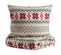 Kalėdinis patalynės užvalkalų komplektas Homla Wintey 700545, įvairių spalvų, 160 x 200 cm