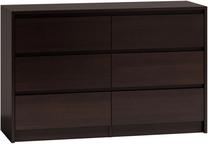 Komoda Karo K120, ruda sp., 75 cm x 40 cm x 120 cm