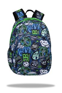 Mokyklinė kuprinė CoolPack Monster F049824, įvairių spalvų, 30 cm x 38 cm x 5 cm
