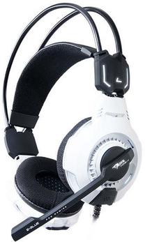 Laidinės žaidimų ausinės E-Blue Mazer Type X 7.1, balta sp./juoda sp.