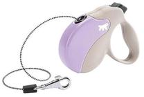 Automatinis pavadėlis Ferplast Amigo Cord 75700019, smėlio sp./šviesiai violetinė sp., Mini