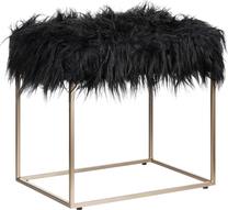 Pufas Beliani Manhattan, juoda sp., 33 cm x 44 cm x 39 cm