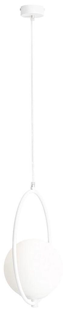 Valgusti rippuv Aldex Sol, E27, 1 x 60 W, valge v. / valge v.