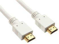 Провод InLine HDMI A male, HDMI A male, 3 м, белый цв.