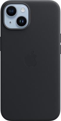 Ümbris Apple iPhone 14 Leather Case with MagSafe - Midnight