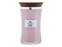 Svece, aromātiskā WoodWick Rosewood, 120 h, 609.5 g, rozā krās.