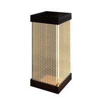 Настольные лампы Opviq TLT Panel Lampshade With Rectangle Pattern, LED, 18Вт, прозрачный цв./черный цв.