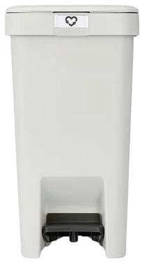 Šiukšliadėžė Brabantia StepUp, šviesiai pilka sp., 10 l, 38.1 cm x 20.3 cm