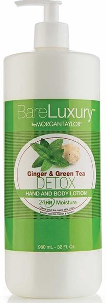 Kūno losjonas Morgan Taylor Bare Luxury Detox Ginger & Green Tea, 946 ml