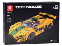 Konstruktorius, automobilis Technologie P1 GTR, 368 vnt., geltona sp./žalia sp.