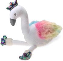 Žaislas šuniui, pliušinis Karlie Rainbow Flamingo 522430, 33 cm, balta sp./įvairių spalvų