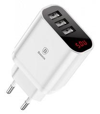 Adapteris Baseus, Europlug/3 x USB 3.0 Type A Female
