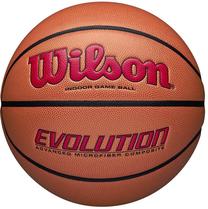 Баскетбольный мяч Wilson Evolution WTB0595XB0705, 7 размер, коричневый цв./красный цв.