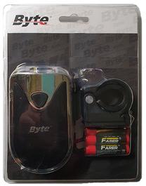 Dviračių žibintas Byte Front Light F65 1840100101, plastikas/metalas, juoda sp.