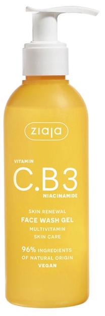 Sejas mazgāšanas želeja Ziaja Vitamin C.B3 Niacinamide, 190 ml