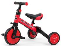 Triratukas Milly Mally Optimus Ride On 3in4, juoda sp./raudona sp.
