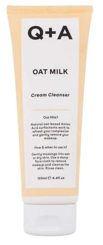 Attīrošs sejas piens Q+A Oat Milk Cream Cleanser, 125 ml