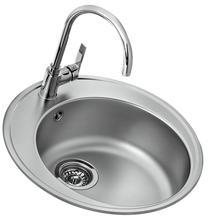 Virtuvinė plautuvė Teka 510 1C MTX, nerūdijantysis plienas, 51 cm x 51 cm x 17 cm, sidabro sp.