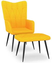 Кресло VLX Relaxing 327563, желтый цв./фиолетовый цв., 70 см x 61 см x 96.5 см