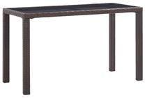 Lauko stalas VLX 46447, rudas/juodas