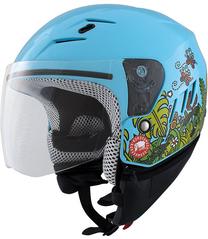 Motocikla ķivere Shiro, S (55-56 cm), daudzkrāsaina