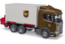 Žaislinis sunkvežimis Bruder Scania Super 560R, 1:16, ruda sp./balta sp.