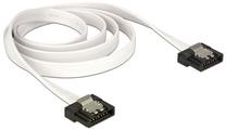 Laidas Delock SATA 7-pin male, SATA 7-pin male, 0.7 m, balta sp.