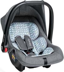 Nešiojama autokėdutė su lopšiu Lionelo Noa Plus, pilka sp., 0 - 13 kg