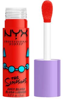 Skysti skaistalai NYX Professional Makeup The Simpsons Juicy Blush Cheeks, 01 snarky scarlet, 8 ml