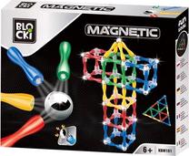 Магнитный конструктор Blocki Magnetic 468209, 124 шт., многоцветный