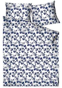 Patalynės užvalkalų komplektas PFL-62, mėlyna sp./balta sp., 70 x 80 cm, 160 x 200 cm