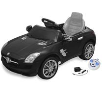 Vaikiškas elektromobilis VLX Mercedes Benz SLS AMG, juoda sp.