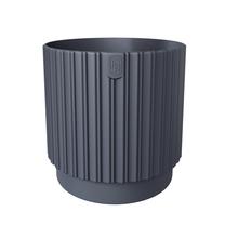 Gėlių vazonas Form Plastic Mika Cyli Petit 5320-014, plastikinis, Ø 25.8 cm, antracito sp.