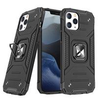 Telefona vāciņš Wozinsky Kickstand Tough, melna krās., Apple