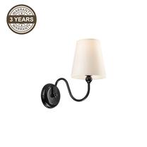 Šviestuvas sieninis Domoletti Gala KM-1.22 22321, E27, 1 x 60 W, balta sp. / juoda sp.