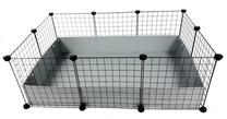 Grauzēju būris C&C Modular Cage, 110 cm x 37 cm x 75 cm, sudraba krās./pelēka krās.