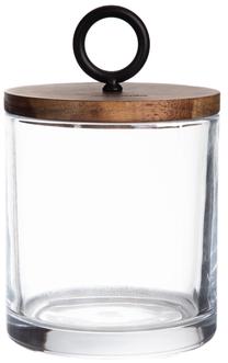 Pārtikas uzglabāšanas konteiners Homla Hardie 229164, 0.25 l, caurspīdīga krās./brūna krās.