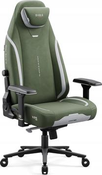 Spēļu krēsls Diablo X-Eye Prime, 68 x 68 x 127.5 - 135 cm, zaļa krās.