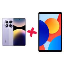 Mobilais telefons Xiaomi Redmi Note 14 Pro 5G, 256 GB, violeta + Planšetdators Xiaomi Redmi Pad SE 8.7, pelēka, 8.7", 4GB/64GB