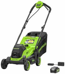 Akuga muruniiduk Greenworks MO24L411-01, 33 cm