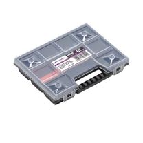 Ящик для инструментов Prosperplast, 19 см x 15 см x 3.5 см, прозрачный цв./черный цв.