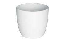 Lillepott Domoletti, keraamiline, Ø 22 cm, valge v.