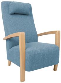 Tugitool Home4you Venla 15624, helesinine v., 65.5 cm x 65 cm x 104 cm
